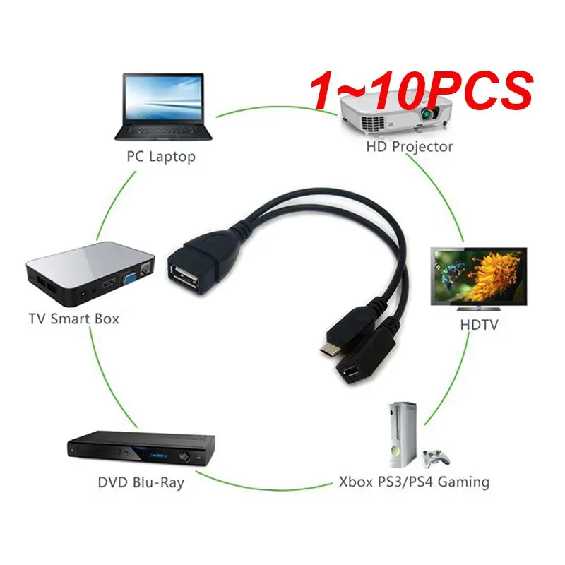 

1 ~ 10 шт. Usb-порт адаптер Otg кабель для пожарного ТВ 3 или 2-го поколения пожарная карта