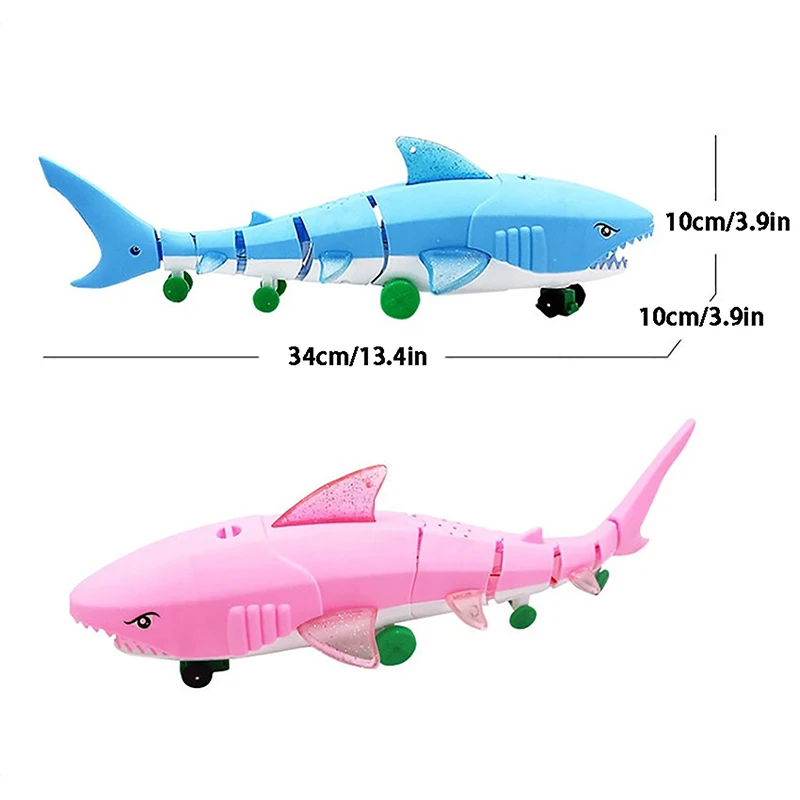 

Electric Shark Toy Shark Toy With Light And Sound Musical Light Up Shark Toy With Leash Interactive Shark Toy For Baby Toddler