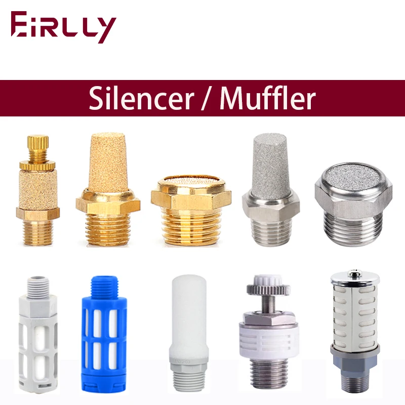 PneumaticsolenoidvalvesilencercopperstainlesssteelsilencerAN