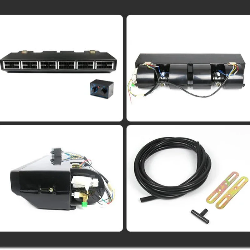 12V/24V General Automotive Air Conditioning Evaporator on-board Refrigeration Modification Accessories for Car RV School Bus Van