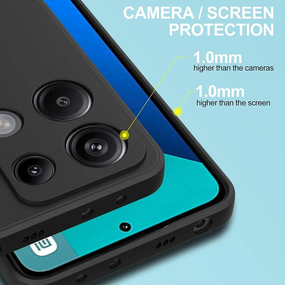 Ultra Thin Matte Soft Silicone Black TPU Back Cover