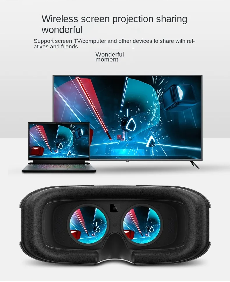 VR SHINECON AIO9 VR Glasses 3D Smart Glasses Virtual Reality
