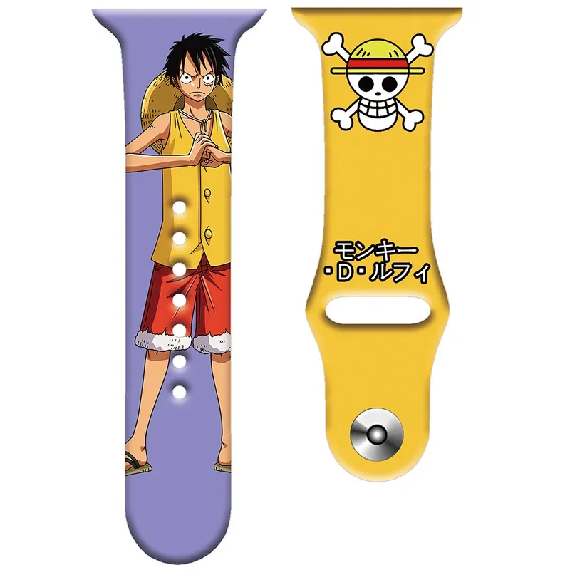 ONE PIECE Luffy Zoro Silicone Strap for Apple Watch Band