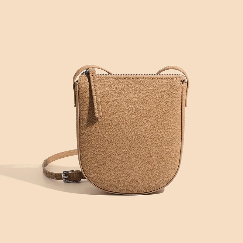 thumbnail image 1 of Bolso de mujer, bolso de hombro para mujer, bolso bandolera para mujer, bolso de mano de piel dividida mini, versátil y sencillo, 1 of 5