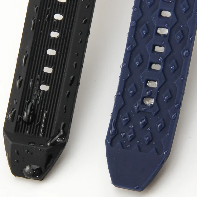 Durable Waterproof Silicone Rubber Watchband Strap Bracelet