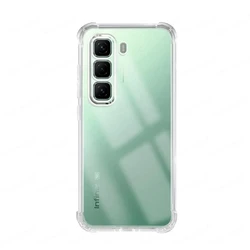 Enhanced Airbag Buffer Shockproof TPU Case - Full Protection Cover for Hot 50 ProPlus X6880 (Transparent)