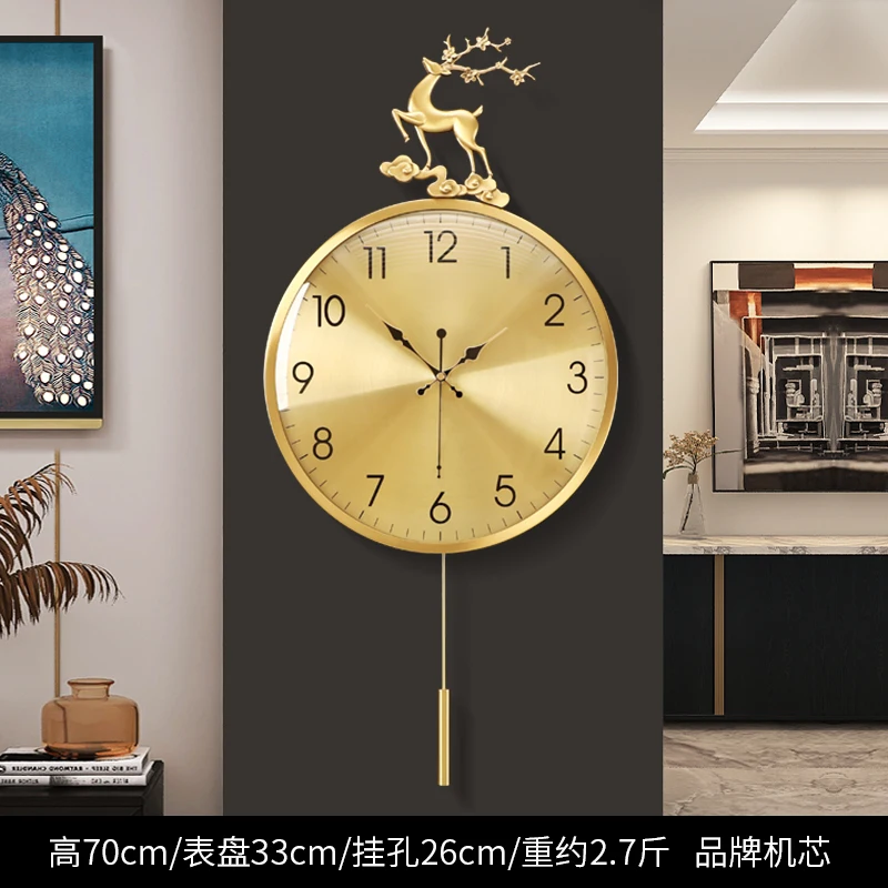 שעון קיר בעיצוב מכאני עיצוב מודרני שעון קיר יוקרתי לסלון קלאסי משרד רלוחות דה פרד עיצוב אביזרים