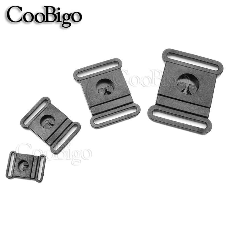 3/8"~1" Buckles Safety Breakaway Bra Buckle Black Plastie For Bra Strap Pet Collar Bow Tied Clothes Webbing Accessories 50Pcs Sewing Accessories