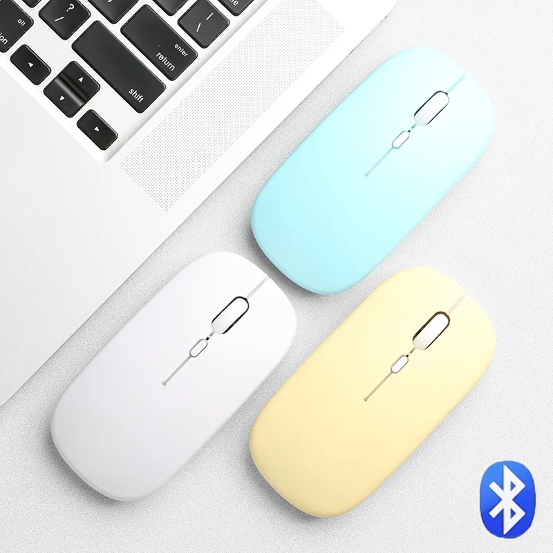 Ultra Thin Wireless Bluetooth Mouse For Computer Tablet