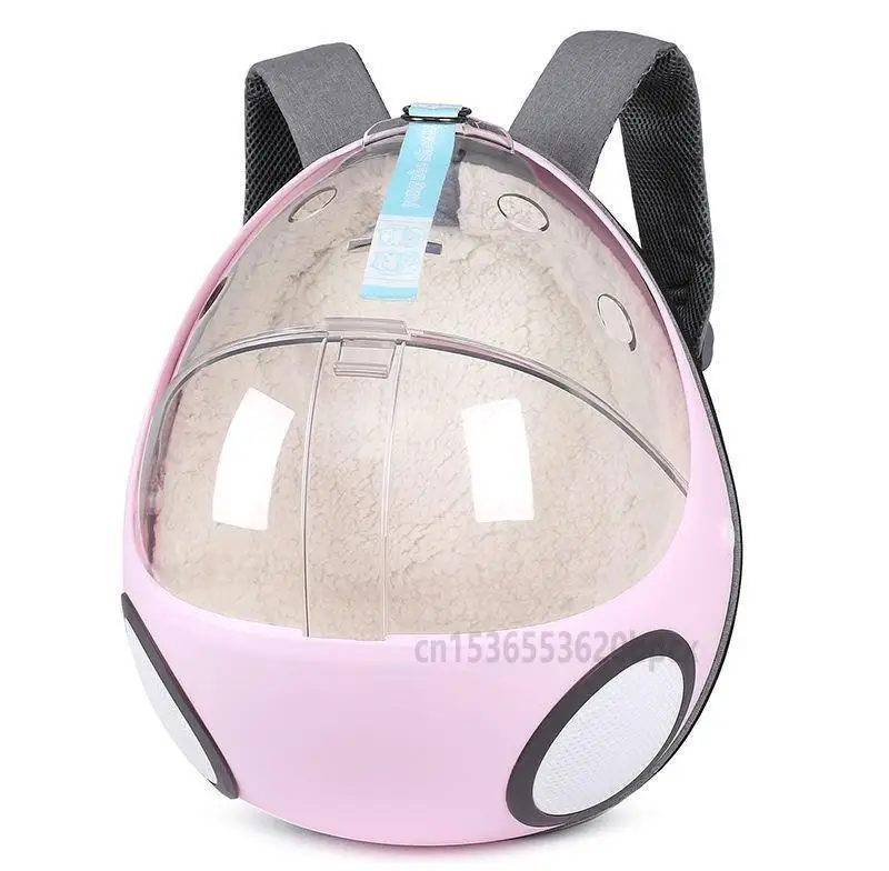 

Eggshell Cat Bag Transparent Pet Bag Go Out Portable Space Capsule Cat Backpack Breathable Cat Litter Backpack Pet Bags