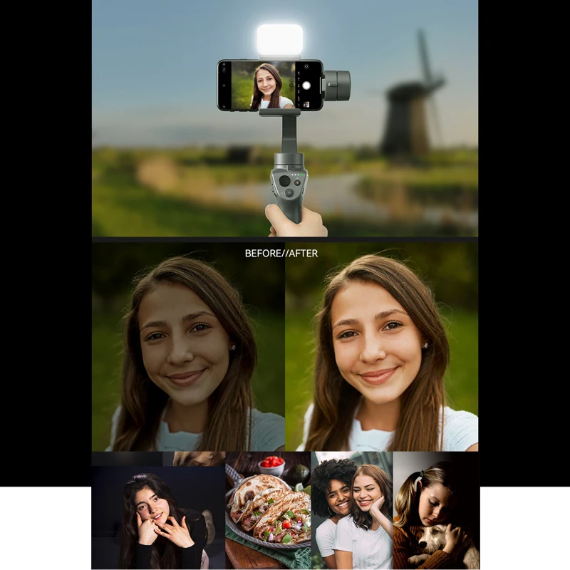 Магнитный мини-Стабилизатор GBL01 для DJI Osmo Mobile 6SE Zhiyun SMOOTH45 Feiyu (art.: 3920c077e2eec) - 3920c077e2eec