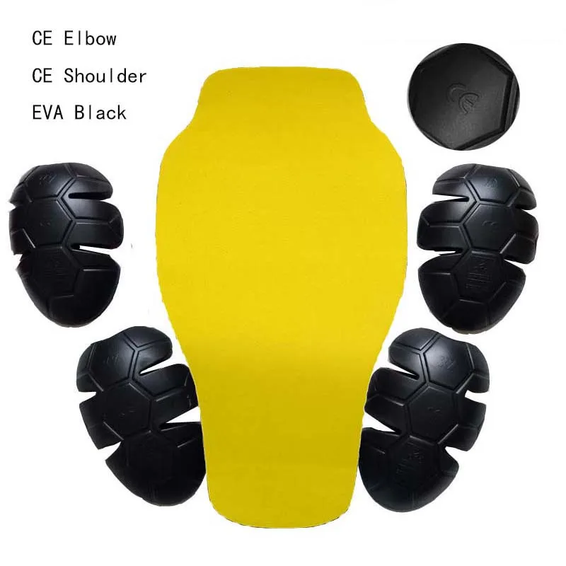 DUHAN 오토바이 재킷 CE 팔꿈치 보호대 어깨 패드 및 EVA 등 보호를 위한 새로운 매칭 보호 장비