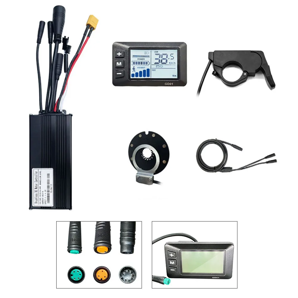 

109R Shift Lever GD01 Sine Wave Controller 30A 36V 48V 5pcs/set 750W Metal+ABS Mountain Bike Brand New Durable
