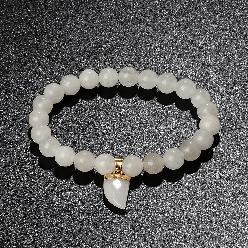 Tiger Eye Stone Horn Charm Bracelets for Women Nature Onyx Quartzs Turquois Amethysts Beaded Bracelets Men Couple Amulet Jewelry - Image 4