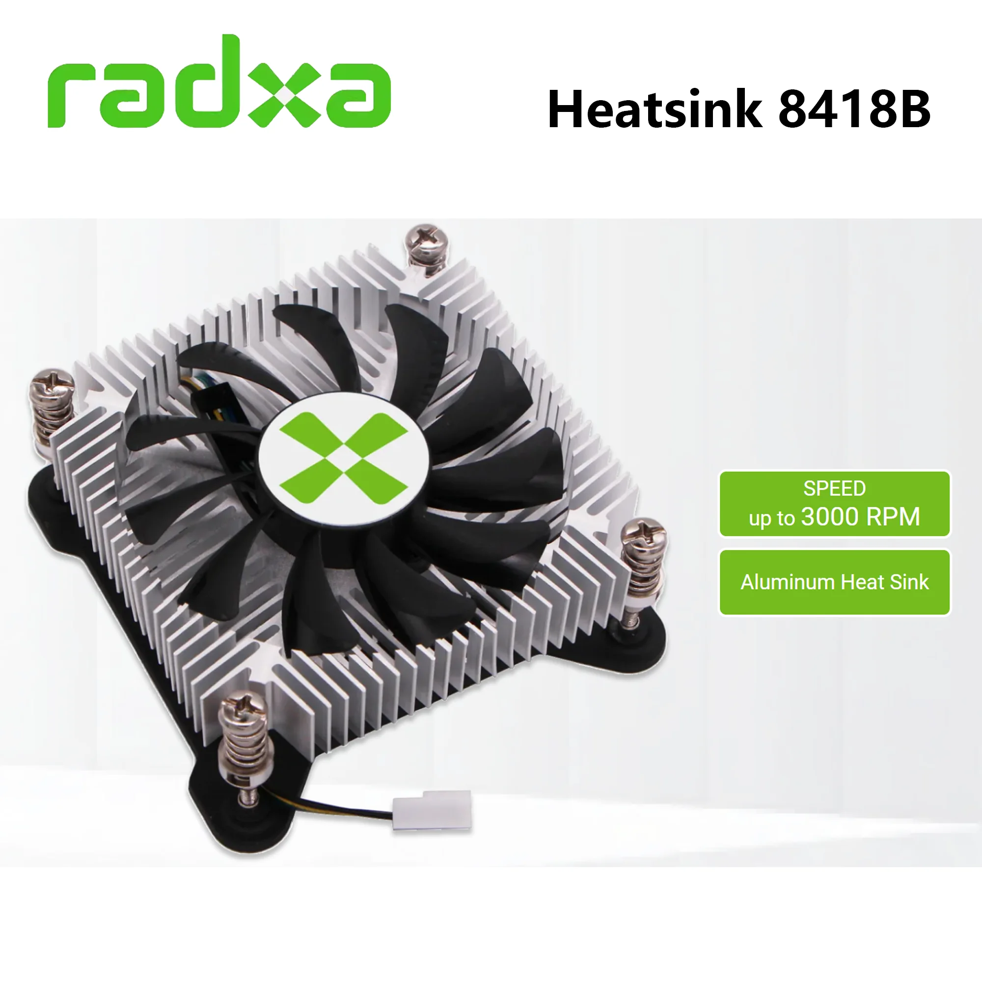 Radxa ROCK 5 ITX ���� �濭��, ��ǳ�� �ӵ� ����, ��ġ �� ���Ű� ����, 8418B