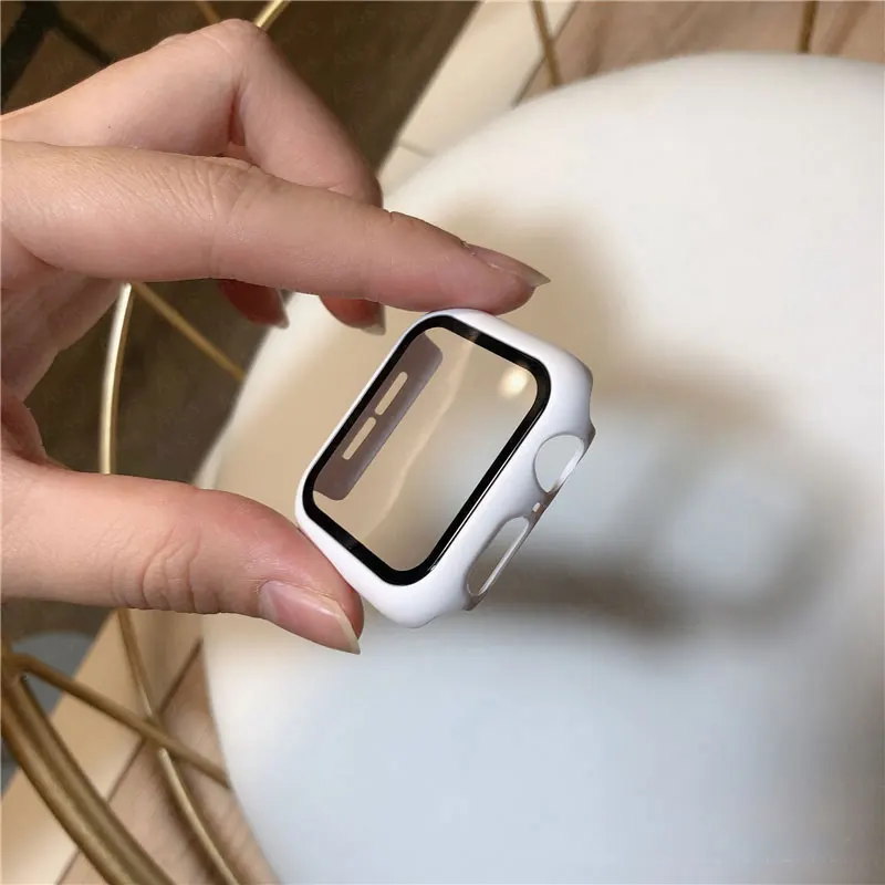 Premium Screen Protector Case - Durable Glass Cover for Apple Watch Accessories