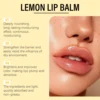 Lemon Ginger Lip Balm Turmeric Dark Melanin Remove Mask Gloss Oil Exfoliating Clean Improve Dullness Moisturizer Lip Balm Care 3