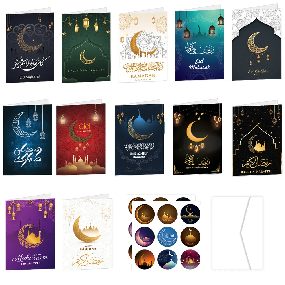 

Sticker Greeting Card Measurement Monitor Notes Package Party Quality Ramadan Card Ramadhan Contents White Card