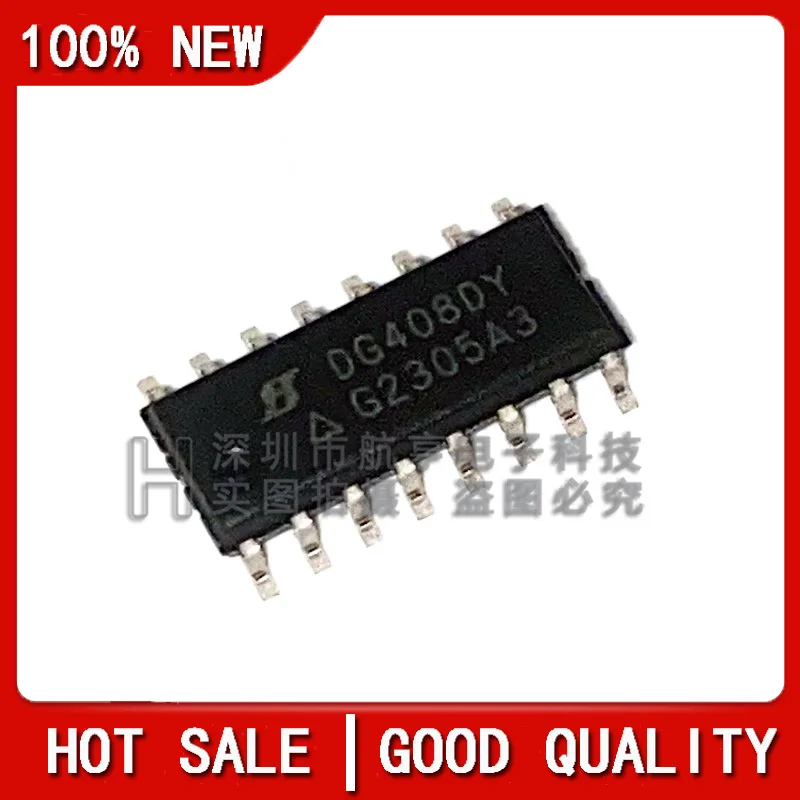 

10PCS/LOT New Original DG408DY-T1-E3SOP-16 8-channel 36V analog switching multiplexer chip