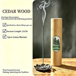 Luxurious Handcrafted Incense Set with Lotus Holders - Assorted Aromatic Scents for Home and Wellness Spaces