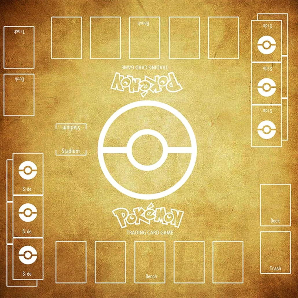 Pokemon Cards Mat Trading Card Game Play Mat Deluxe 2 Player Compatible  Pokemon Stadium Mat Board Trading Cards Game Playmat - Game Collection Cards  - AliExpress
