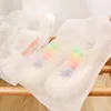 10/1Pcs Non Woven Fabric Shoe Bag Drawstring Shoe Storage Bags Dust Proof White Shoe Covers with Rope Portable Pouch for Travel 4