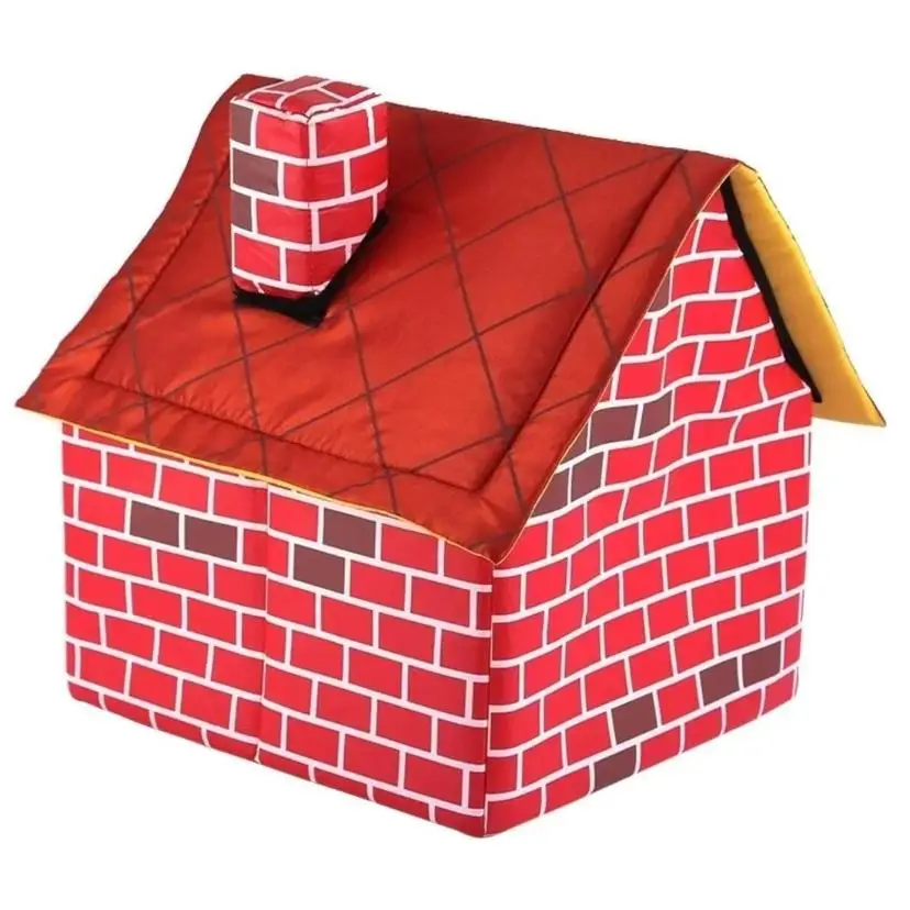 1 Pcs Pet Four Seasons Dog Nest Removable And Washable Small Dog Nest Cat Nest Dog House Supplies Autumn And Winter Dog House