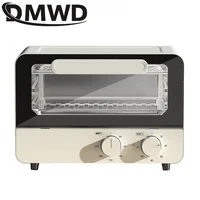 DMWD 12L Electric Oven Multifunctional Mini Baking Oven 800W Household Bread Pizza Baking Machine Double Knob Timing 220V 1