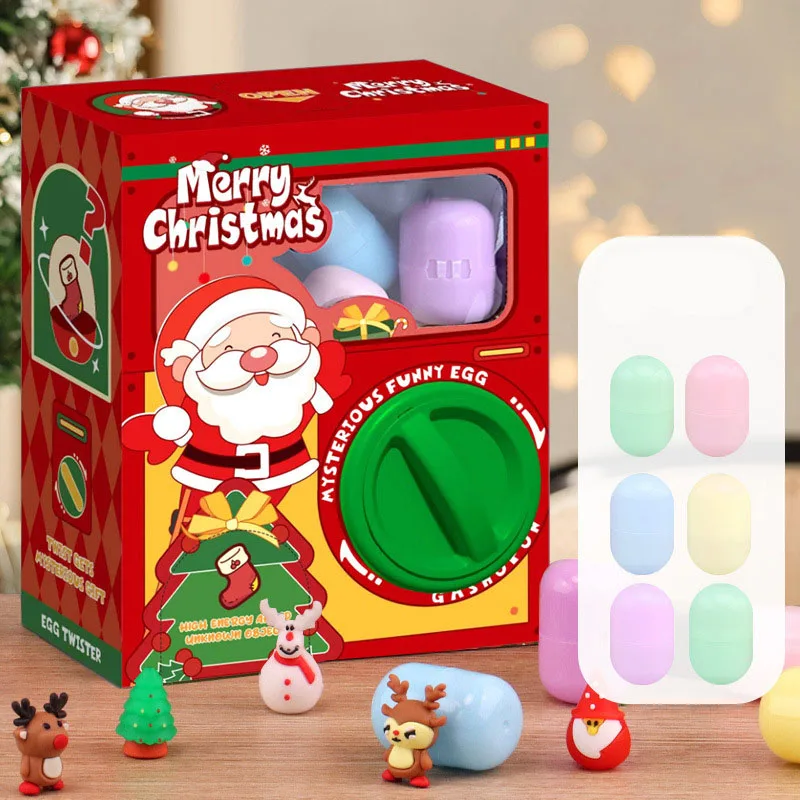 Claw Machine Children Fun Egg Twisting Machine Toys Capsule Surprise Gift Christmas Prize Dispenser Toy for Kids Doll Machine 5