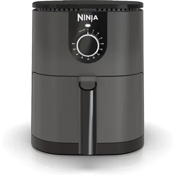Ninja AF080 Mini Air Fryer, 2 Quarts Capacity, Compact, Nonstick, with Quick Set Timer, Grey 1
