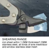 Iron Sheet Scissors Electrician Metal Snip Aviation Industrial Work Multifunctional Household Hand Cutting Tool Scissors 3