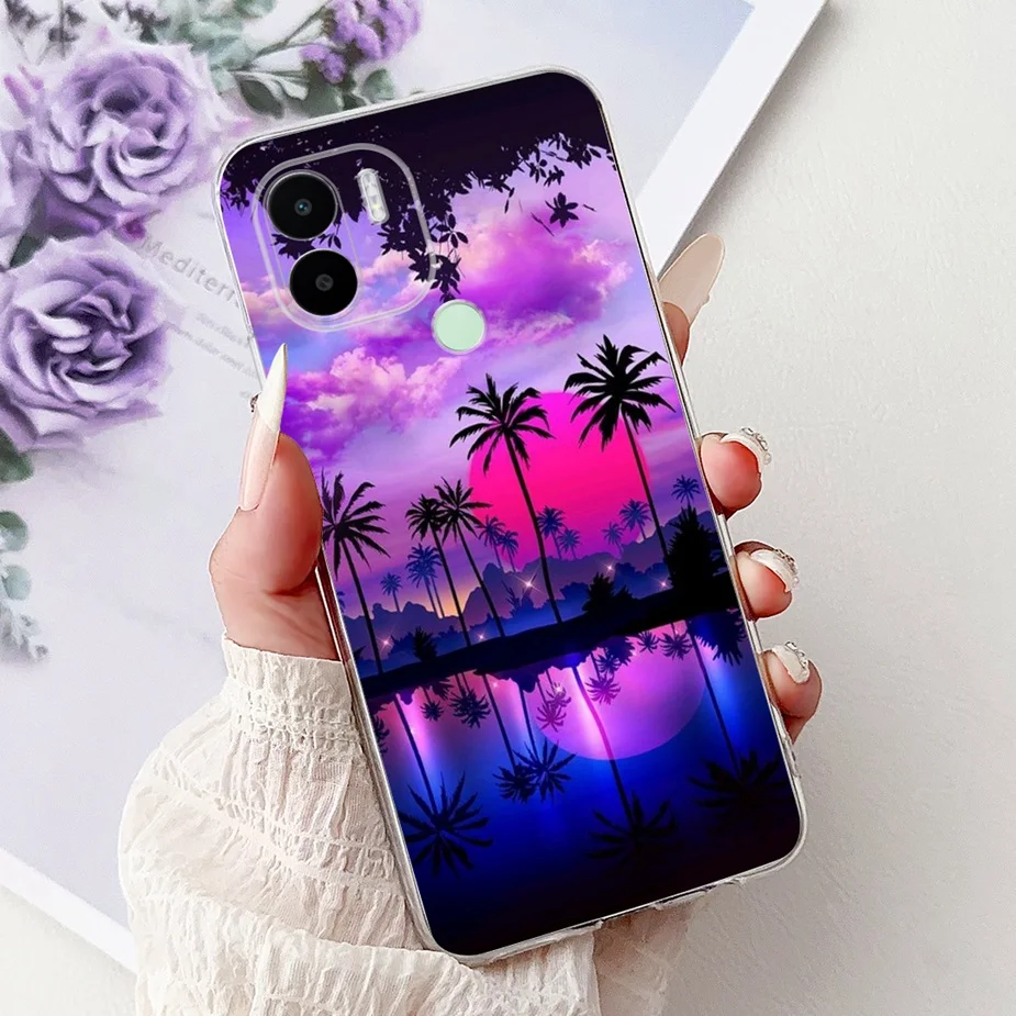 Cute Cat Painted Soft Slim Phone Case Cover - Bumper Protection