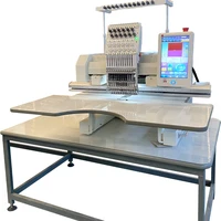 Electric Automatic One Head Sewing Embroidery Machine For Cap/T-shirt/Flat With 15 Corlors