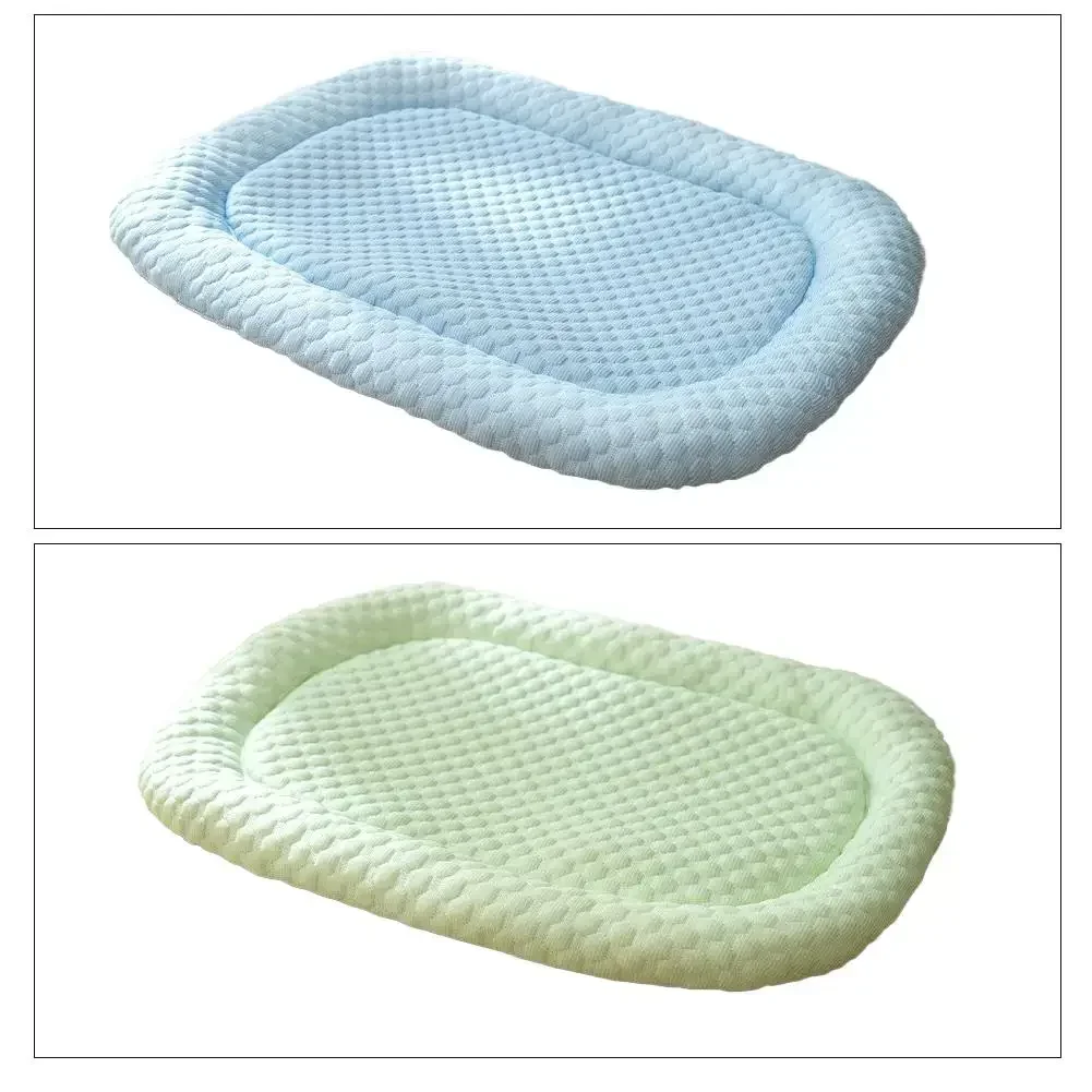 Ice Silk Cooling Dog Bed, Summer Pet Cushion Sleep Nest, Breathable Cool Mat Portable Pet Kennel For Small Medium Large Dog Cat_voghion.com