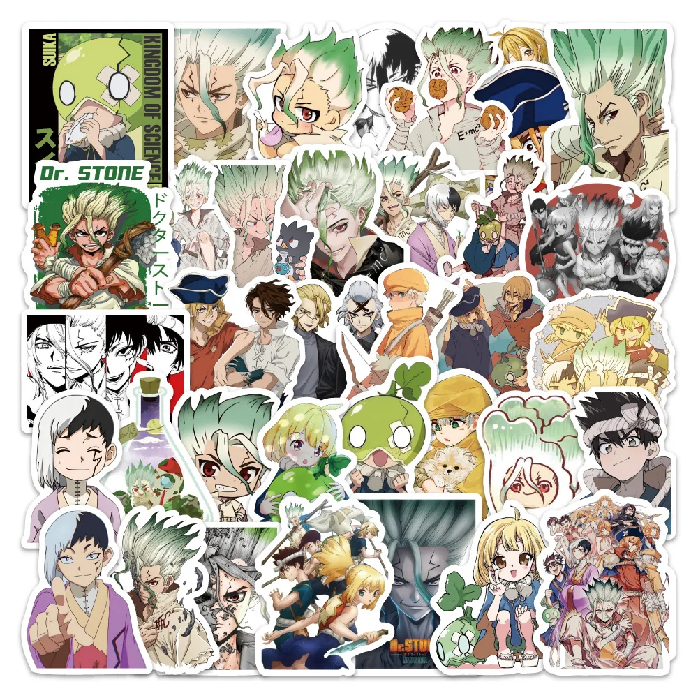 54PCS Dr.STONE 스티커 Ishigami Senkuu 낙서 스티커 DIY ..