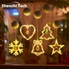 Christmas Lights Window with Suction Cups, Battery Window Light, Warm White, Suction Cup, Christmas Decoration Lights for Christ 1