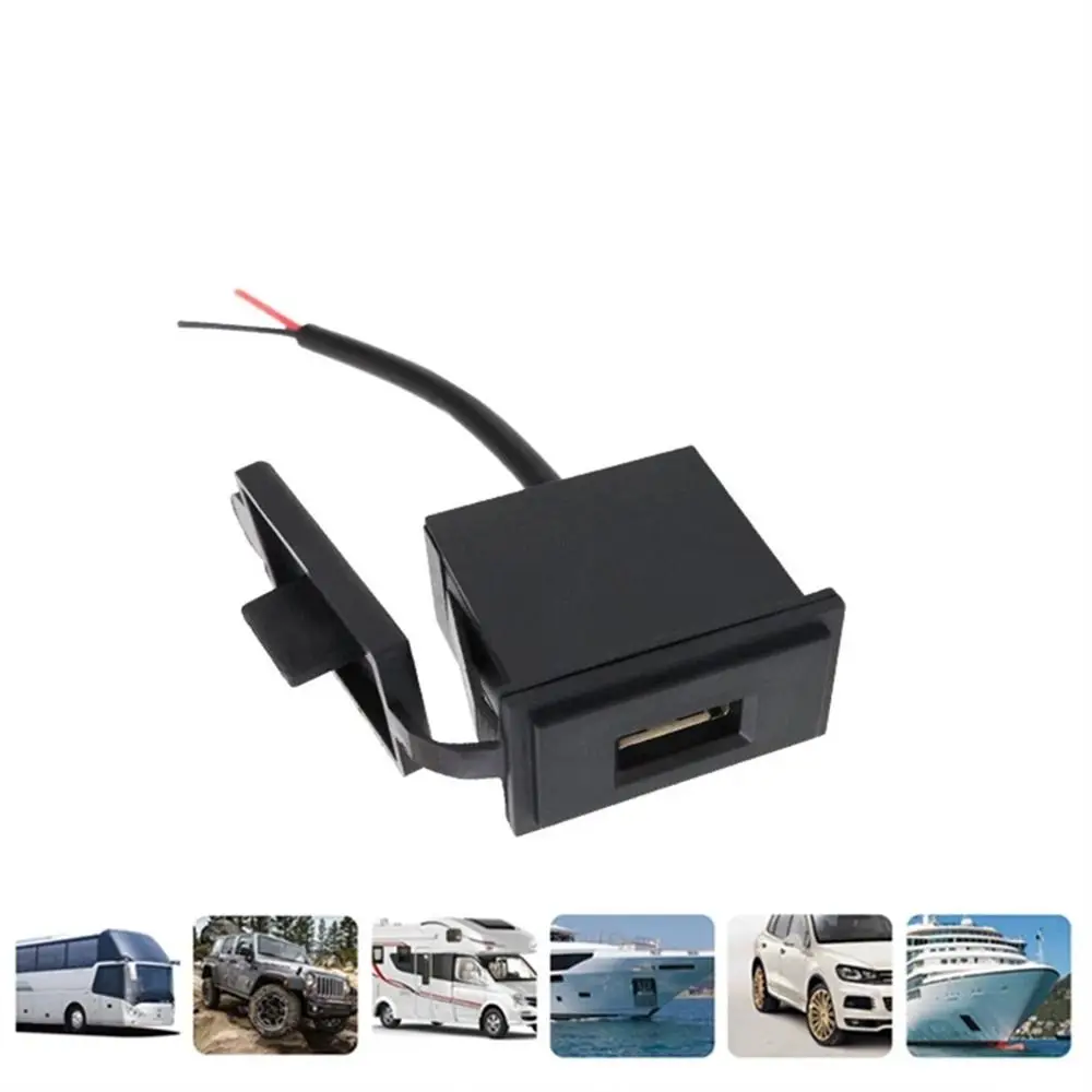 Adattatore per caricabatterie per telefono cellulare 12V Presa per stazione di ricarica automatica per moto Adattatore di alimentazione Presa per caricabatterie USB Caricatore per auto USB - immagine 2