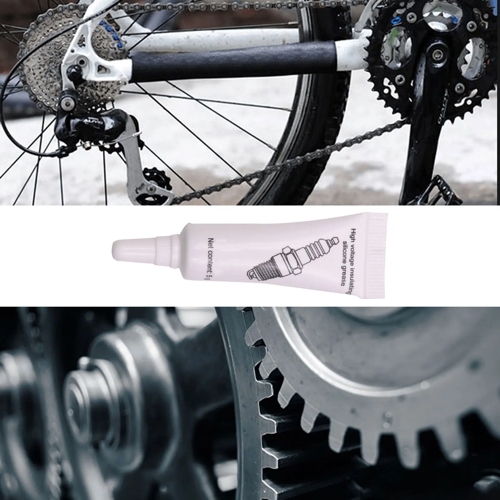 10G Waterproof O-ring Silicone Grease Seal Lubricant Glue Silicon Grease For Rubber Metal Lubrication Maintenance Equipment