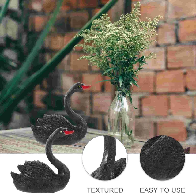 Udvari Hattyúmodell Szobor Élénk Hattyúkert Szimuláció - Image 5