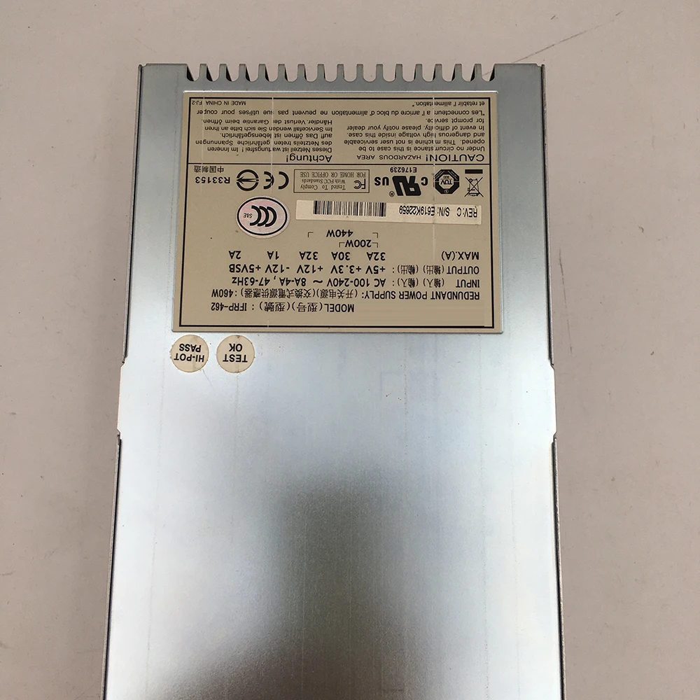 IFRP-462 For Etasis infortrend Power Supply 9273CPSU-0010 460W Perfect Test 4 IFRP-462 For Etasis infortrend Power Supply 9273CPSU-0010 460W Perfect Test - Image 2