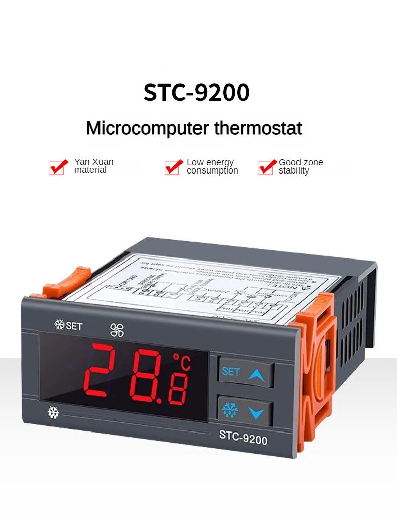 stc 9200 temperature controller front view