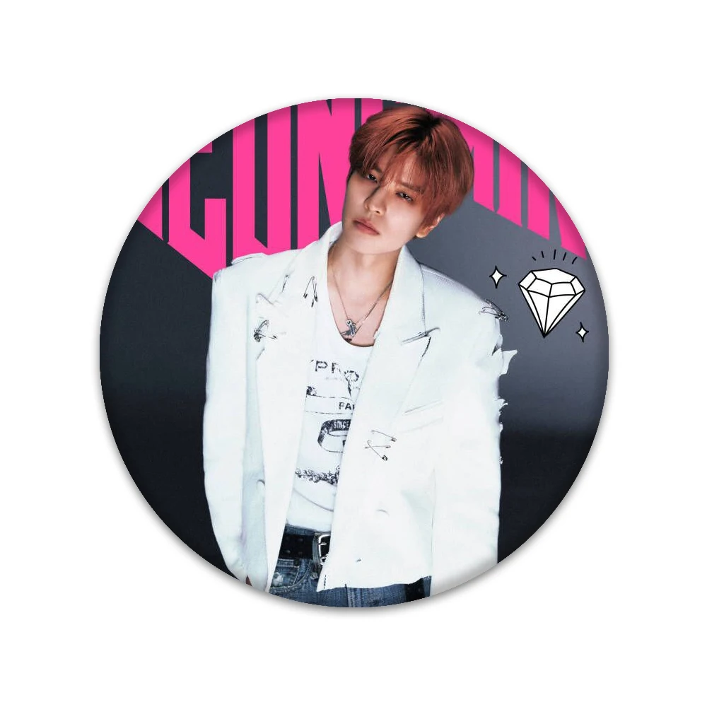 KPOP Stray Kids 2023 Rock-Star Badge Rock Star Bangchan Felix Brooch Hyunjin Pin Know STAY Collection Pins for Backpack Clothes