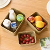 Woven Seagrass Storage Baskets Straw Rattan Basket Desk Organizer Picnic Basket Fruit Storage Box Cosmetic Storage Container 3