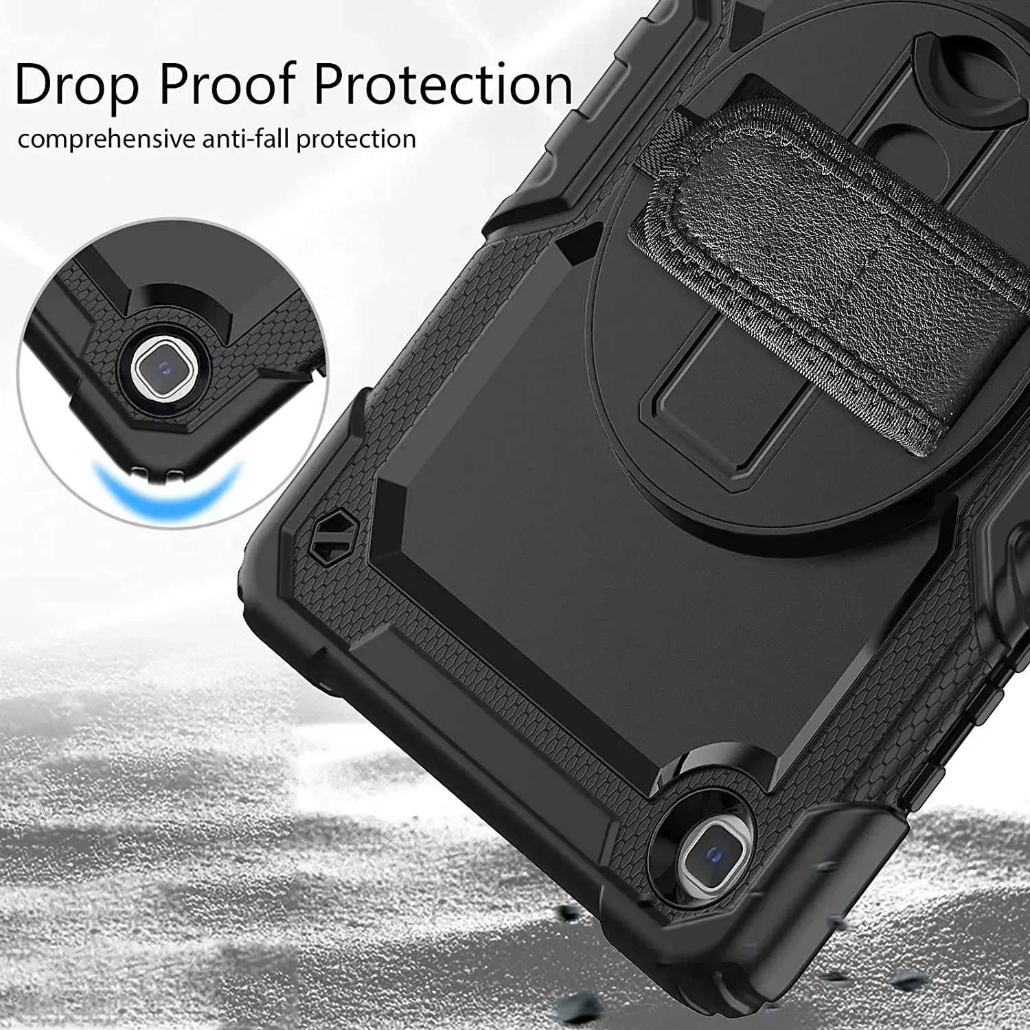 Capa para Tablet com Alça Capa para Samsung Galaxy Tab a8 10.5 Sm-x200 X205 X207 a9 Plus 11 a9 8.7 Kid Capa - Imagem 2