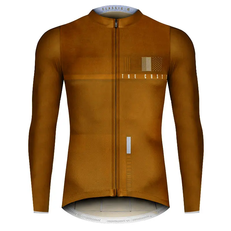 New 2025 Team Mens Long Sleeve Cycling Jerseys Wave Point Bike Clothing Shirts MTB Quick Dry Bicycle Wear Ropa Ciclismo Hombre 6