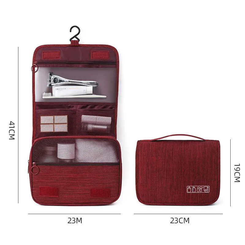 Travel Makeup Bag High Quality Toiletries Storage Pouch Waterproof Travel thumbnail 3