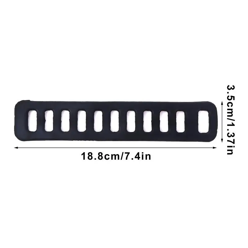 Rubber Chain Straps for Bicycle Rack and Spare Tire Mounting
