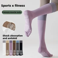 Pressure Sports Socks - Calf Compression Socks for Fitness, Running, Yoga, Toe Socks   running socks socks woman