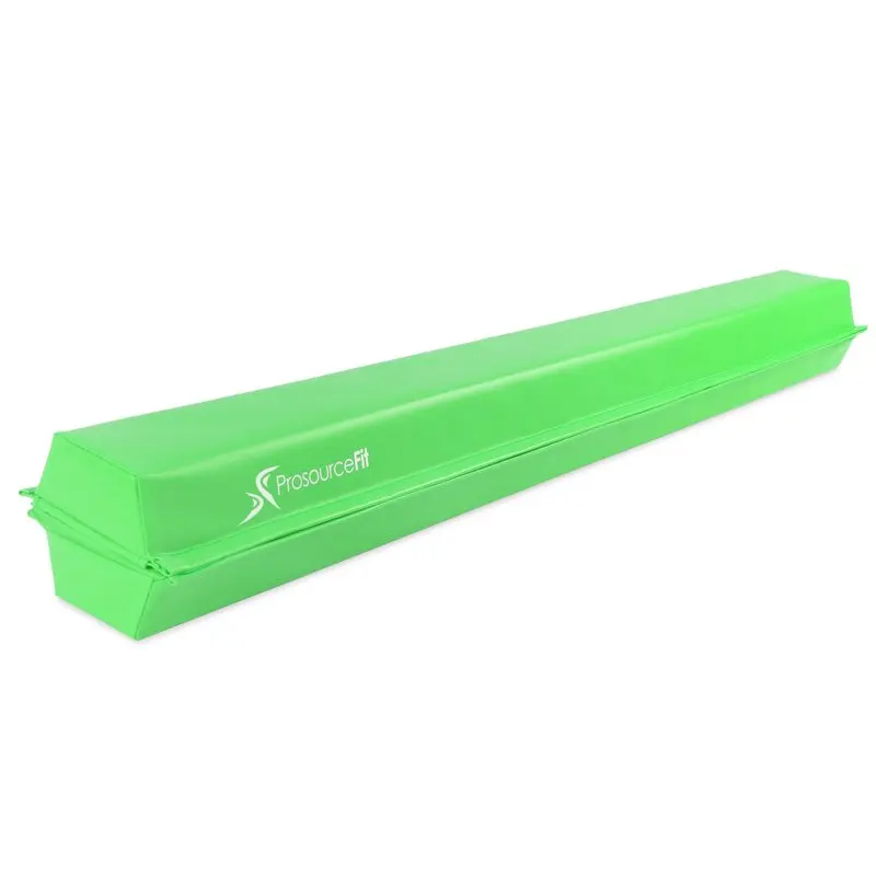 

Gymnastics Balance Beam, 9ft Long Folding Floor Beam, Green