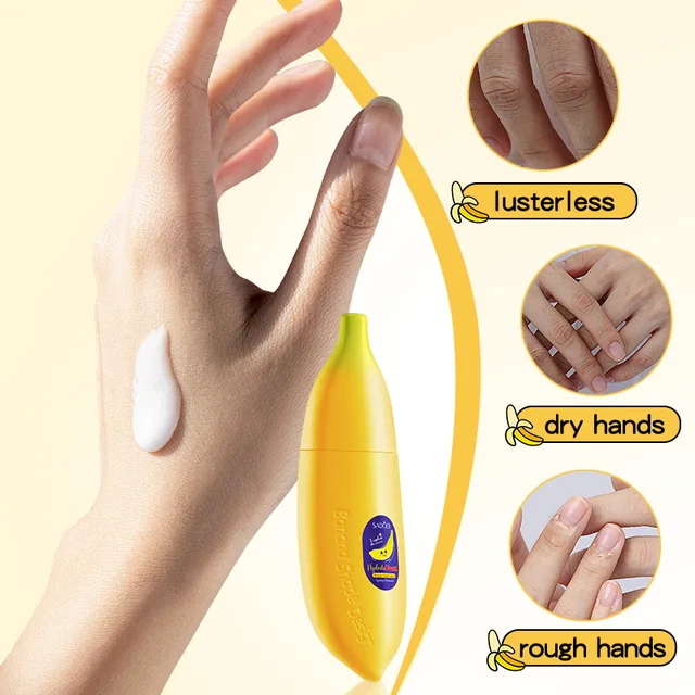 Banana squalane Anti-wrinkle Hand Cream Skin Soften Nourish Whitening Moisturizing Korean SkinCare Cracked Repair Product 2